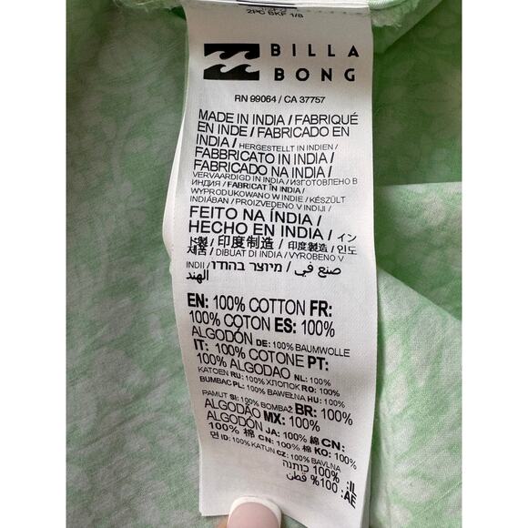 New BILLABONG Women's Honey Dew Tropic Sun Mini Skirt Size 27 - Picture 8 of 10